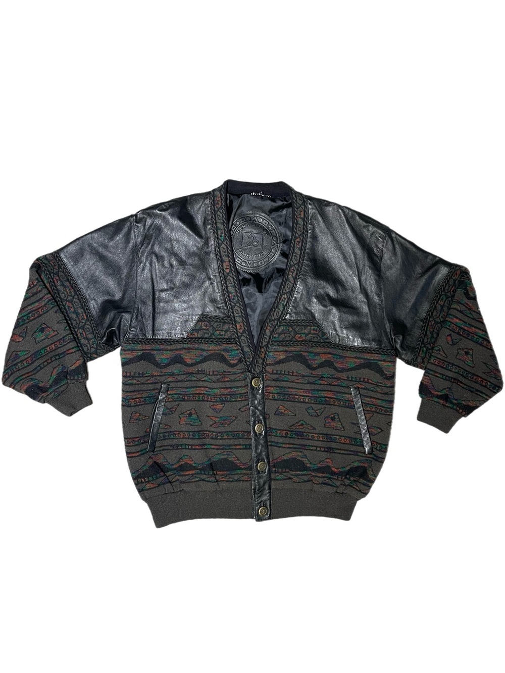 Vintage 90s Henr & Paul Italian Leather Jacket